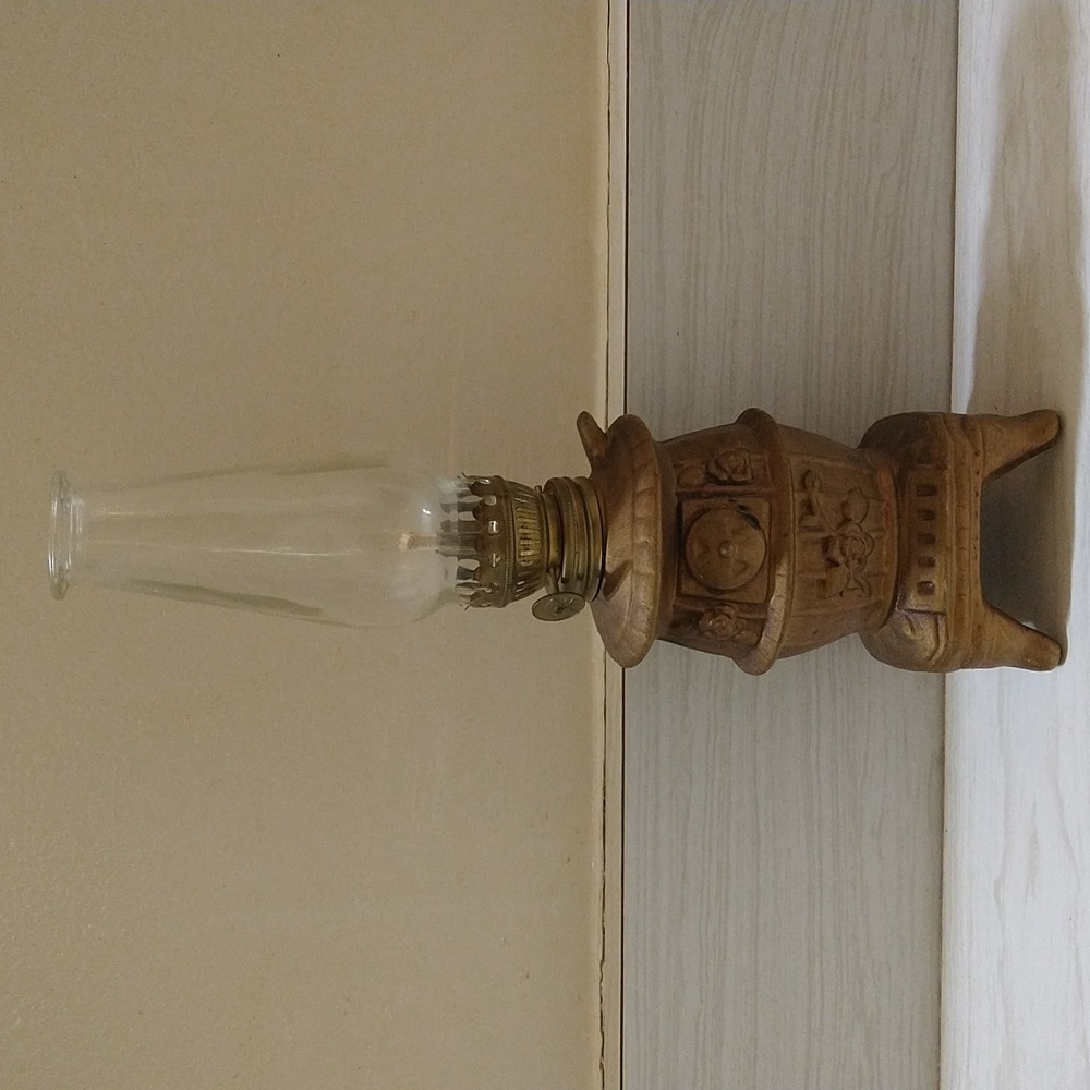 Vintage Chase Pot Belly Patio Kerosene Lamp